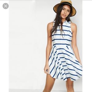 Beautiful blue striped dress!!